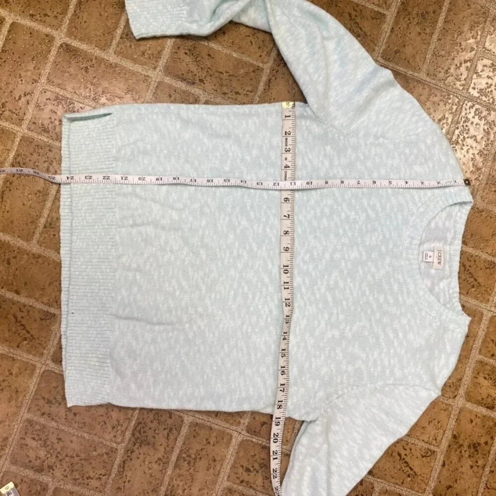 J. Crew Light Blue Knit Crew Neck Sweater